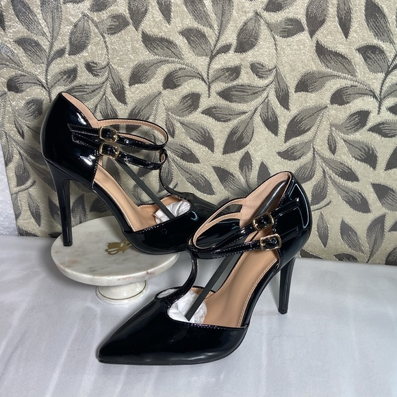 Tru Patent T-Strap Pump - Wide Width  (Women) - Picture 7 of 8